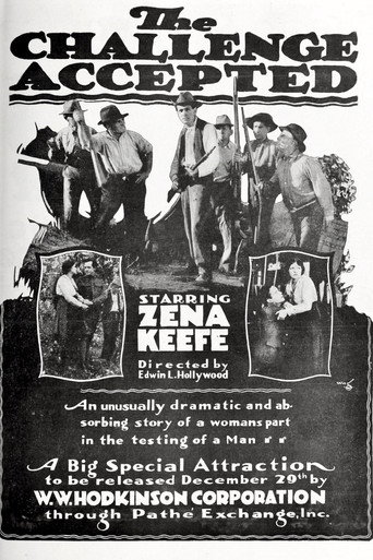 Movie poster for The Challenge Accepted (1918)