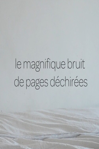 Movie poster for le magnifique bruit de pages déchirées (2023)