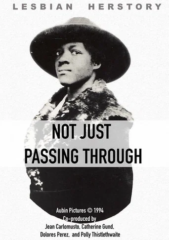 Movie poster for Not Just Passing Through (1994)