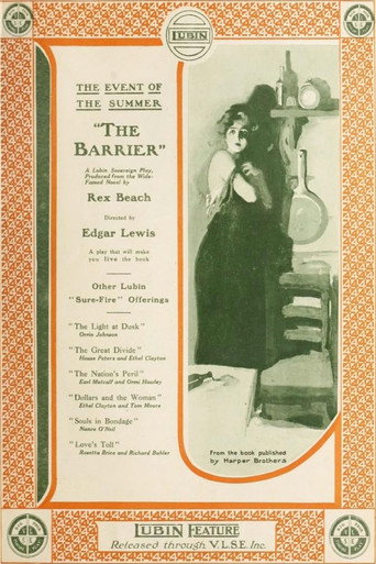 Movie poster for The Barrier (1917)