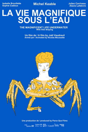 Movie poster for The magnificient life underwater (2015)