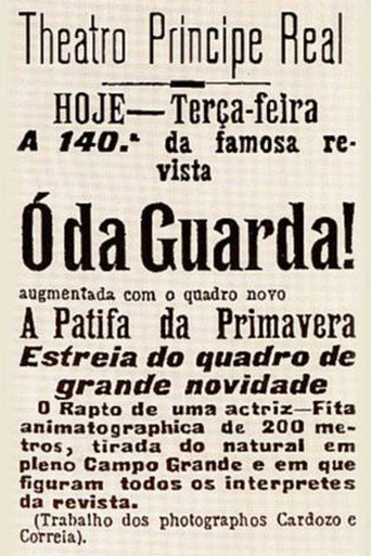 Movie poster for The Abduction of an Actress (1907)