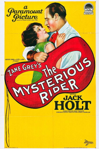 Movie poster for The Mysterious Rider (1927)