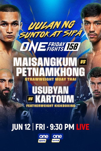 Movie poster for ONE Friday Fights 158: Maisangkum vs. Petnamkhong (2026)