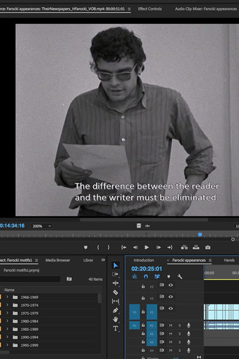 Movie poster for Harun Farocki: The Counter-Image (2020)
