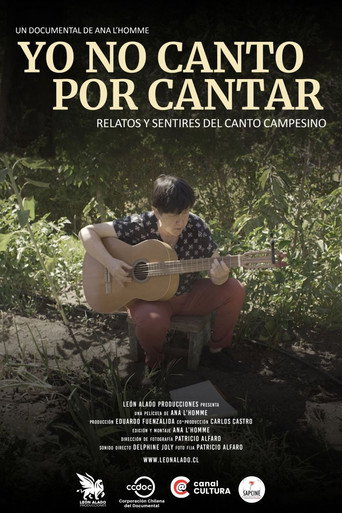 Movie poster for Yo no canto por cantar (2024)