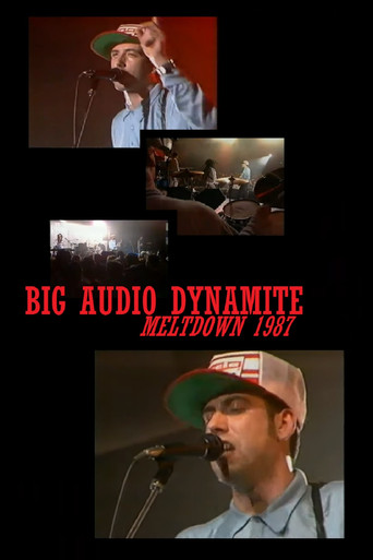 Movie poster for Big Audio Dynamite: Meltdown 1987