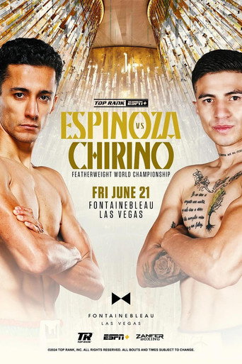 Movie poster for Rafael Espinoza vs. Sergio Chirino (2024)