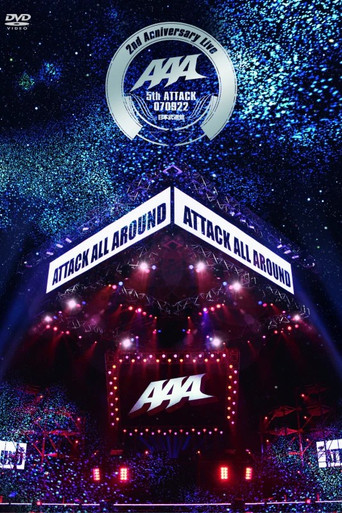 AAA 2nd Anniversary Live -5th ATTACK 070922- Nippon Budokan poster