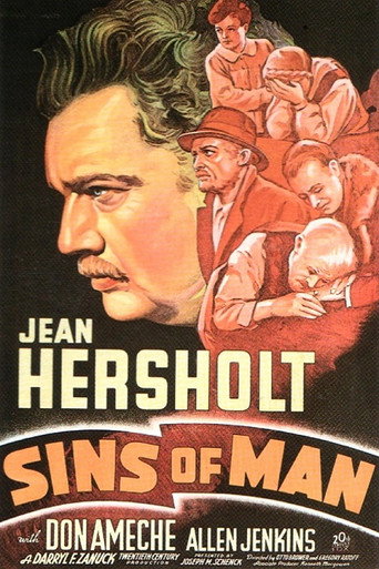 Movie poster for Sins of Man (1936)