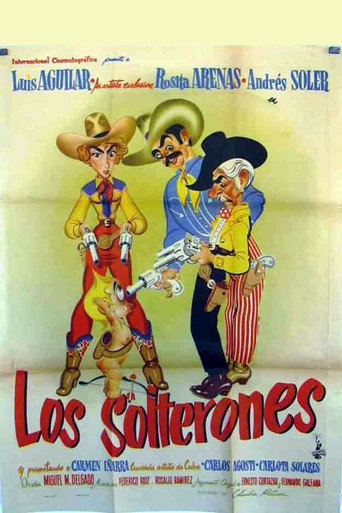 Movie poster for Los solterones (1953)