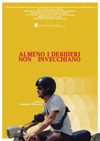 Movie poster for At Least Desires Don't Grow Old (2024)