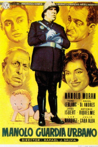 Movie poster for Manolo guardia urbano (1956)