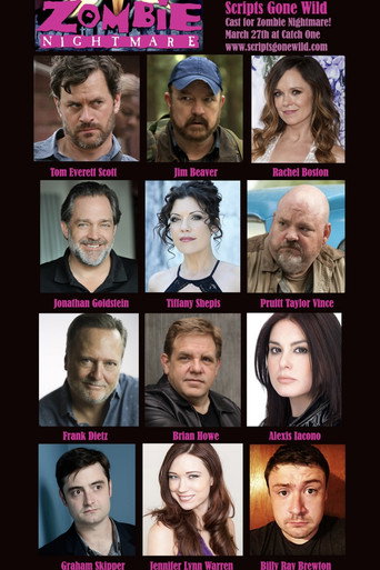 Movie poster for Scripts Gone Wild Zombie Nightmare (2019)