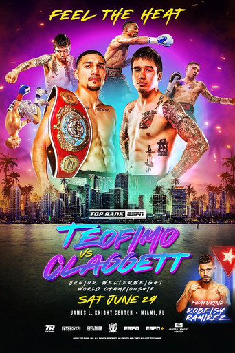 Movie poster for Teofimo Lopez vs. Steve Claggett (2024)