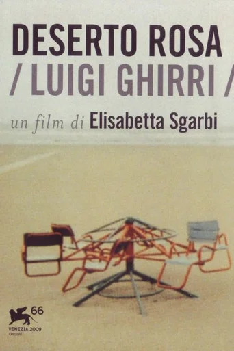 Movie poster for Deserto rosa. Luigi Ghirri (2009)