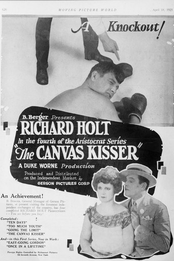 Movie poster for The Canvas Kisser (1925)