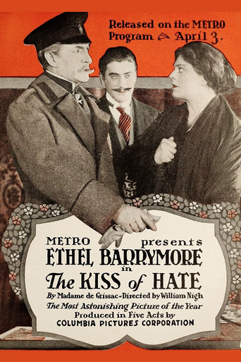 Movie poster for The Kiss of Hate (1916)