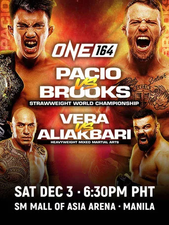 Movie poster for ONE 164: Pacio vs. Brooks (2022)