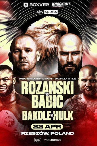 Movie poster for Lukasz Rozanski vs. Alen Babic (2023)