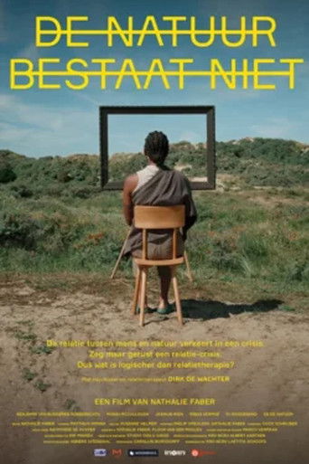 De natuur bestaat niet poster