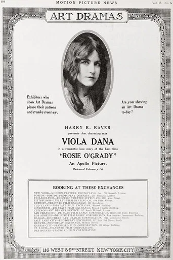 Movie poster for Rosie O'Grady (1917)