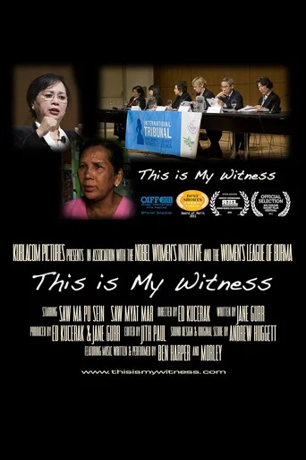 Movie poster for This is My Witness (2010)