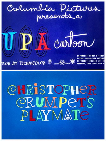 Movie poster for Christopher Crumpet's Playmate (1955)