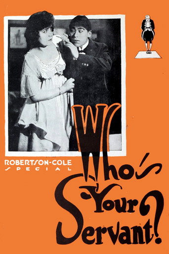 Movie poster for Who's Your Servant? (1920)