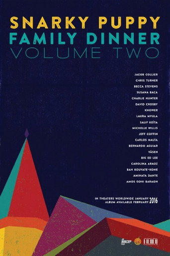 Movie poster for Snarky Puppy - Family Dinner - Volume Two (2015)