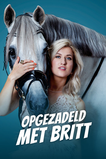 Opgezadeld met Britt poster