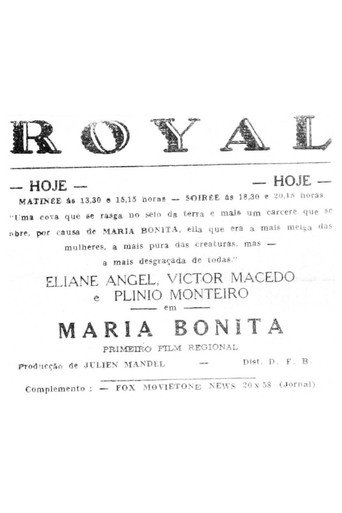 Movie poster for Maria Bonita (1937)
