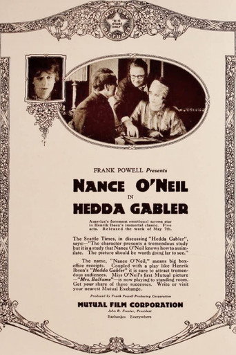 Movie poster for Hedda Gabler (1917)