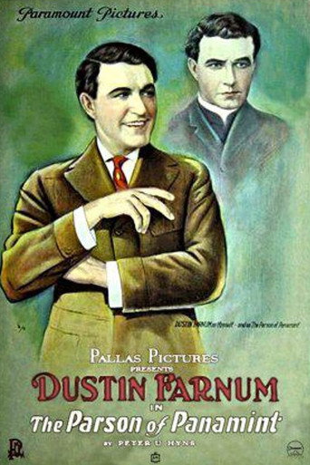 Movie poster for The Parson of Panamint (1916)