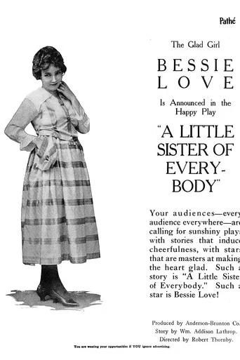 Movie poster for A Little Sister of Everybody (1918)