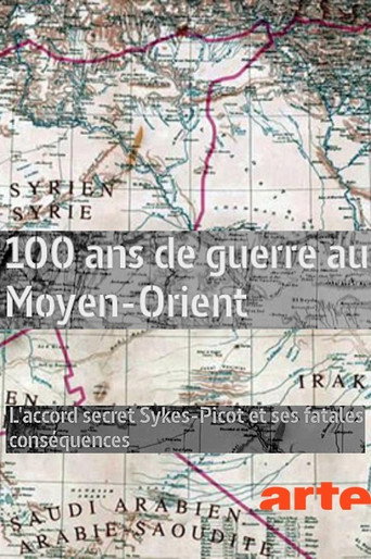 Movie poster for 100 ans de guerre au Moyen-Orient (2016)