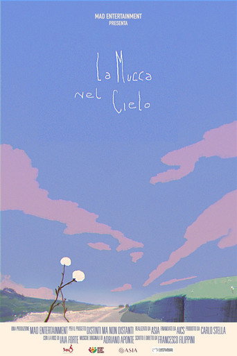 La mucca nel cielo poster