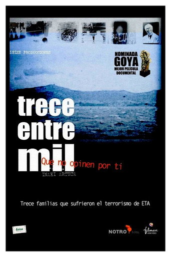 Movie poster for Trece entre mil (2005)