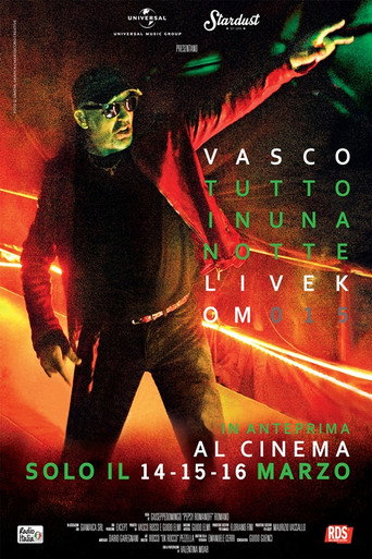 Movie poster for Vasco tutto in una notte - LiveKom015 (2016)