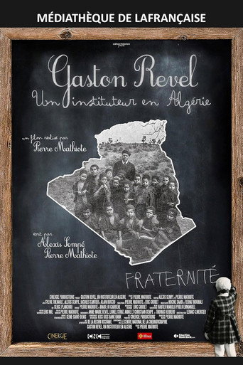 Movie poster for Gaston Revel, a schoolteacher in Algeria (2021)