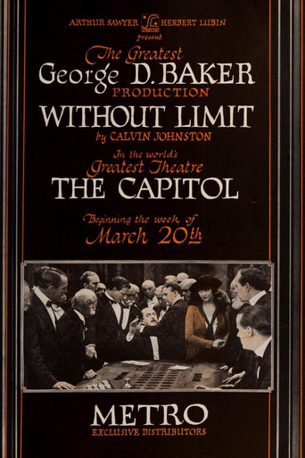 Movie poster for Without Limit (1921)