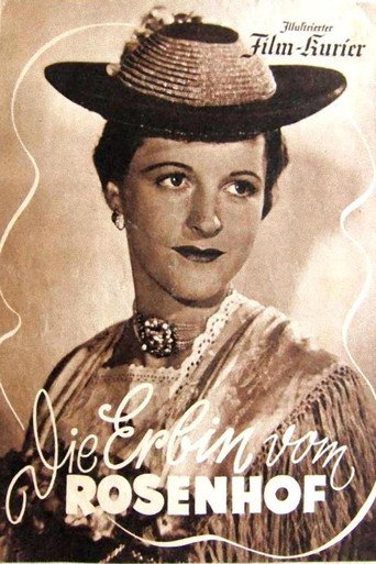 Movie poster for Die Erbin vom Rosenhof (1942)