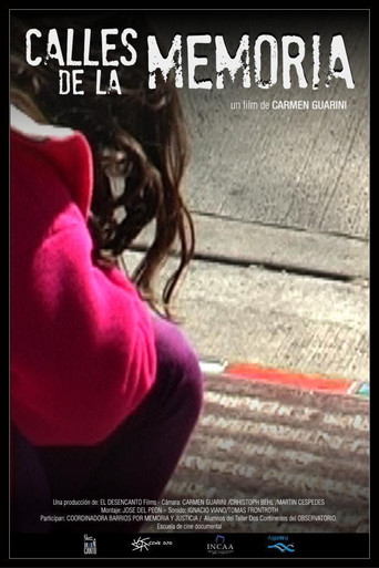 Movie poster for Calles de la memoria (2012)