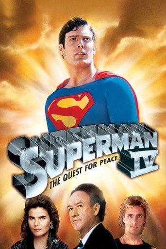 Movie poster for Superman IV: The Quest for Peace (1987)