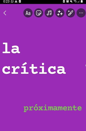 Movie poster for La Crítica