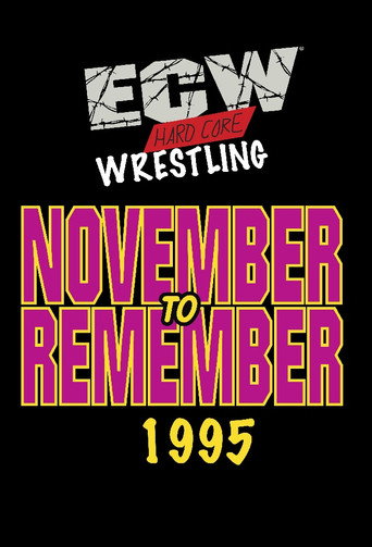 Movie poster for ECW November to Remember 1995 (1995)
