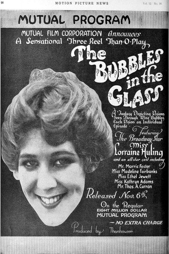 Movie poster for The Bubbles in the Glass (1916)