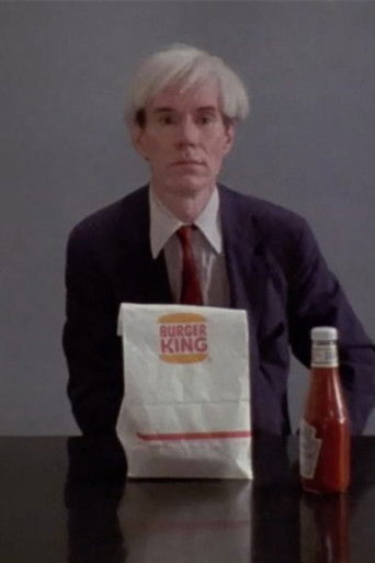 Andy Warhol Eating a Hamburger poster