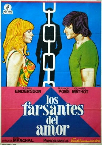 Movie poster for Los farsantes del amor (1972)