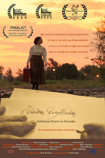 Movie poster for Palabras degolladas. Alfonsina Storni en Coronda (2015)